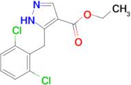 ethyl 5-[(2,6-dichlorophenyl)methyl]-1H-pyrazole-4-carboxylate