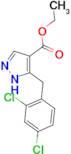 ethyl 5-[(2,4-dichlorophenyl)methyl]-1H-pyrazole-4-carboxylate