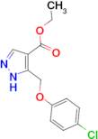 ethyl 5-[(4-chlorophenoxy)methyl]-1H-pyrazole-4-carboxylate