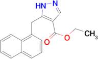 ethyl 5-[(naphthalen-1-yl)methyl]-1H-pyrazole-4-carboxylate