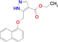 ethyl 5-[(naphthalen-1-yloxy)methyl]-1H-pyrazole-4-carboxylate