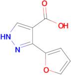 5-(furan-2-yl)-1H-pyrazole-4-carboxylic acid