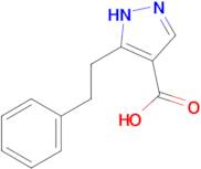 5-(2-phenylethyl)-1H-pyrazole-4-carboxylic acid