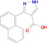 5-(naphthalen-1-yl)-1H-pyrazole-4-carboxylic acid