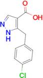 5-[(4-chlorophenyl)methyl]-1H-pyrazole-4-carboxylic acid