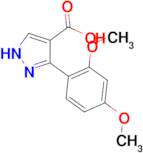 5-(2,4-dimethoxyphenyl)-1H-pyrazole-4-carboxylic acid