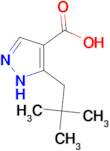 5-(2,2-dimethylpropyl)-1H-pyrazole-4-carboxylic acid