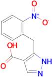 5-[(2-nitrophenyl)methyl]-1H-pyrazole-4-carboxylic acid