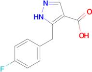 5-[(4-fluorophenyl)methyl]-1H-pyrazole-4-carboxylic acid