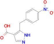 5-[(4-nitrophenyl)methyl]-1H-pyrazole-4-carboxylic acid