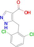 5-[(2,6-dichlorophenyl)methyl]-1H-pyrazole-4-carboxylic acid