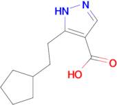 5-(2-cyclopentylethyl)-1H-pyrazole-4-carboxylic acid