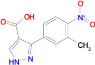 5-(3-methyl-4-nitrophenyl)-1H-pyrazole-4-carboxylic acid