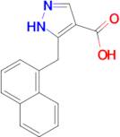 5-[(naphthalen-1-yl)methyl]-1H-pyrazole-4-carboxylic acid