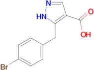 5-[(4-bromophenyl)methyl]-1H-pyrazole-4-carboxylic acid