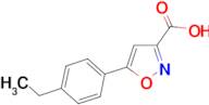 5-(4-ethylphenyl)-1,2-oxazole-3-carboxylic acid