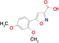 5-(2,4-dimethoxyphenyl)-1,2-oxazole-3-carboxylic acid