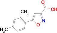 5-(2,4-dimethylphenyl)-1,2-oxazole-3-carboxylic acid