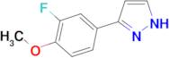 5-(3-fluoro-4-methoxyphenyl)-1H-pyrazole