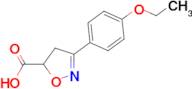 3-(4-ethoxyphenyl)-4,5-dihydro-1,2-oxazole-5-carboxylic acid