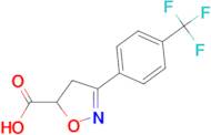 3-[4-(trifluoromethyl)phenyl]-4,5-dihydro-1,2-oxazole-5-carboxylic acid