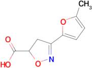 3-(5-methylfuran-2-yl)-4,5-dihydro-1,2-oxazole-5-carboxylic acid