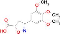 3-(3,4,5-trimethoxyphenyl)-4,5-dihydro-1,2-oxazole-5-carboxylic acid