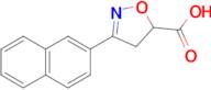 3-(naphthalen-2-yl)-4,5-dihydro-1,2-oxazole-5-carboxylic acid