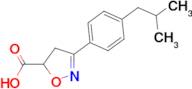 3-[4-(2-methylpropyl)phenyl]-4,5-dihydro-1,2-oxazole-5-carboxylic acid