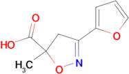 3-(furan-2-yl)-5-methyl-4,5-dihydro-1,2-oxazole-5-carboxylic acid