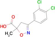 3-(3,4-dichlorophenyl)-5-methyl-4,5-dihydro-1,2-oxazole-5-carboxylic acid