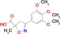 5-methyl-3-(3,4,5-trimethoxyphenyl)-4,5-dihydro-1,2-oxazole-5-carboxylic acid