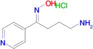 (E)-N-[4-amino-1-(pyridin-4-yl)butylidene]hydroxylamine hydrochloride