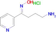 (E)-N-[4-amino-1-(pyridin-3-yl)butylidene]hydroxylamine hydrochloride