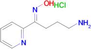 (E)-N-[4-amino-1-(pyridin-2-yl)butylidene]hydroxylamine hydrochloride