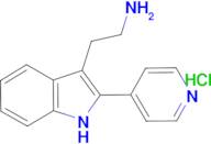 2-[2-(pyridin-4-yl)-1H-indol-3-yl]ethan-1-amine hydrochloride