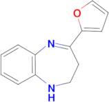 4-(furan-2-yl)-2,3-dihydro-1H-1,5-benzodiazepine