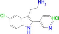 2-[5-chloro-2-(pyridin-3-yl)-1H-indol-3-yl]ethan-1-amine hydrochloride