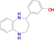 3-(2,3,4,5-tetrahydro-1H-1,5-benzodiazepin-2-yl)phenol