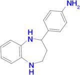 4-(2,3,4,5-tetrahydro-1H-1,5-benzodiazepin-2-yl)aniline