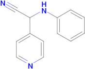 2-(phenylamino)-2-(pyridin-4-yl)acetonitrile