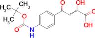 4-(4-{[(tert-butoxy)carbonyl]amino}phenyl)-2,4-dioxobutanoic acid