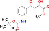 methyl 4-(3-{[(tert-butoxy)carbonyl]amino}phenyl)-2,4-dioxobutanoate