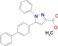 methyl 5-{[1,1'-biphenyl]-4-yl}-1-phenyl-1H-pyrazole-3-carboxylate