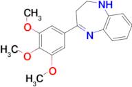 4-(3,4,5-trimethoxyphenyl)-2,3-dihydro-1H-1,5-benzodiazepine