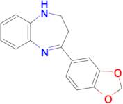 4-(2H-1,3-benzodioxol-5-yl)-2,3-dihydro-1H-1,5-benzodiazepine