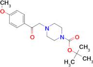 tert-butyl 4-[2-(4-methoxyphenyl)-2-oxoethyl]piperazine-1-carboxylate