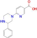 6-(3-phenylpiperazin-1-yl)pyridine-3-carboxylic acid