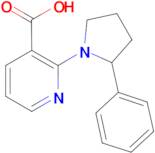 2-(2-phenylpyrrolidin-1-yl)pyridine-3-carboxylic acid