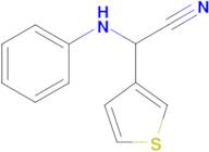 2-(phenylamino)-2-(thiophen-3-yl)acetonitrile